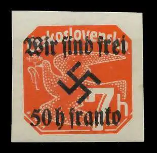 SUDETENLAND RUMBURG Nr 26 postfrisch gepr. 818CDE