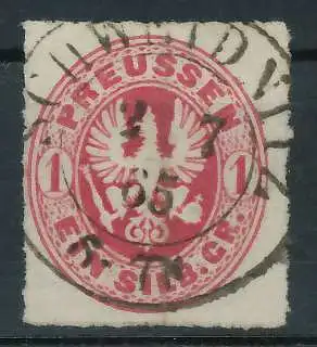 PREUSSEN Nr 16 SCHW..DNITZ zentrisch gestempelt 818E1A