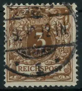 D-REICH KRONE ADLER Nr 45a gestempelt gepr. 818E46