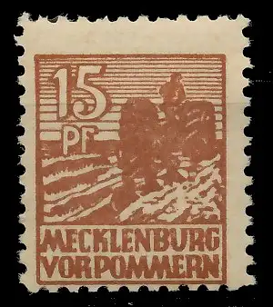 SBZ MECKLBRG VORP. Nr 37za postfrisch gepr. 81929A