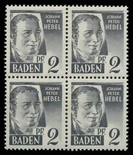 FZ BADEN 1. AUSGABE SPEZIALISIERT Nr 1yvI + 1yv 81AE8A