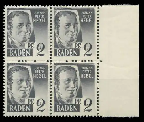 FZ BADEN 1. AUSGABE SPEZIALISIERT Nr 1yvI + 1yv 81AECE