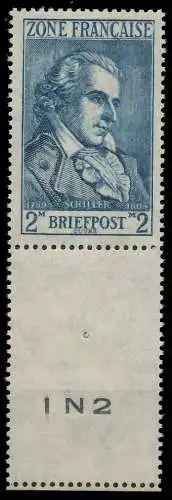FRANZ. ZONE ALLG. AUSG. Nr 12Lu postfrisch URA 81AF2A