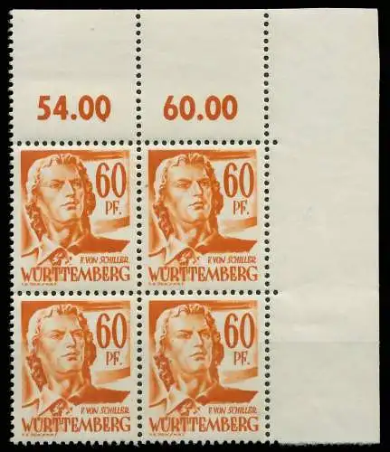 FZ WÜRTTEMBERG 1. AUSGABE SPEZIALISIERT Nr 10 ungebraucht 81AF76