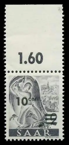 SAARLAND 1947 Nr 226ZII postfrisch ORA 81B042