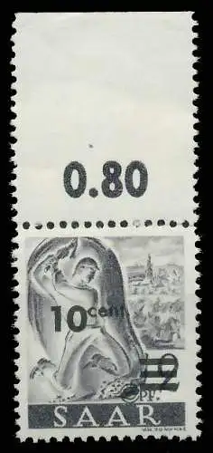 SAARLAND 1947 Nr 226ZII postfrisch ORA 81B04A