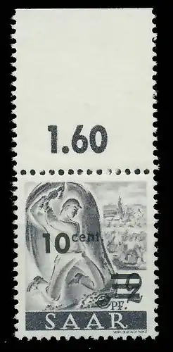 SAARLAND 1947 Nr 226ZII postfrisch ORA 81B056