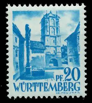 FZ WÜRTTEMBERG 1. AUSGABE SPEZIALISIERT Nr 7yvI 81B072