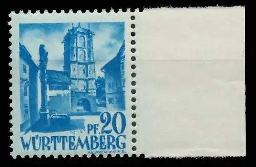 FZ WÜRTTEMBERG 1. AUSGABE SPEZIALISIERT Nr 7yvI 81B0AE