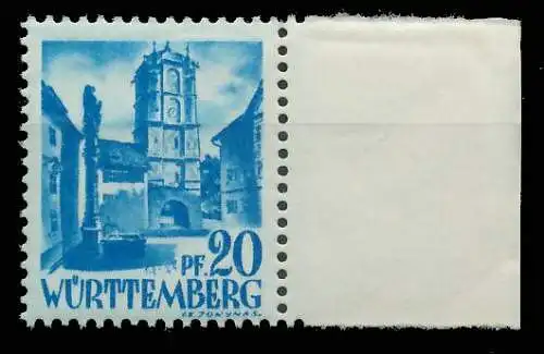 FZ WÜRTTEMBERG 1. AUSGABE SPEZIALISIERT Nr 7yvI 81B0C6