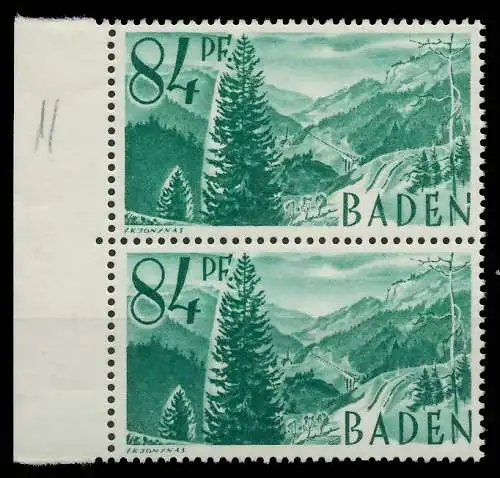 FZ BADEN 1. AUSGABE SPEZIALISIERT Nr 12yvII PF 81B11E