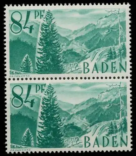 FZ BADEN 1. AUSGABE SPEZIALISIERT Nr 12yvI + 12 81B13E