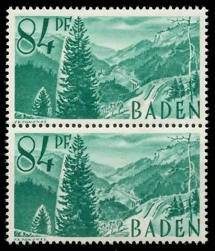 FZ BADEN 1. AUSGABE SPEZIALISIERT Nr 12yvI + 12 81B16E