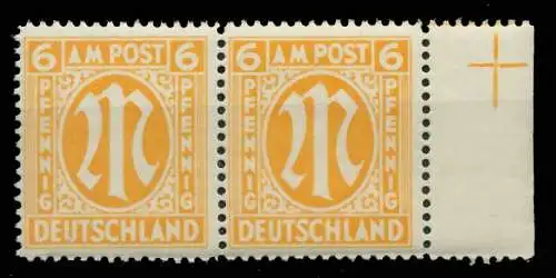 BIZONE AM-POST Nr 13-Az postfrisch WAAGR PAAR SRA 81B242