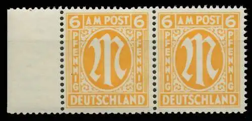 BIZONE AM-POST Nr 13-Az postfrisch WAAGR PAAR SRA 81B276