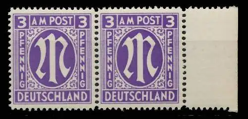 BIZONE AM-POST Nr 10-Az postfrisch WAAGR PAAR SRA 81B2B6