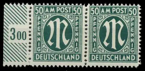 BIZONE AM-POST Nr 32bBz postfrisch WAAGR PAAR SRA 81E416