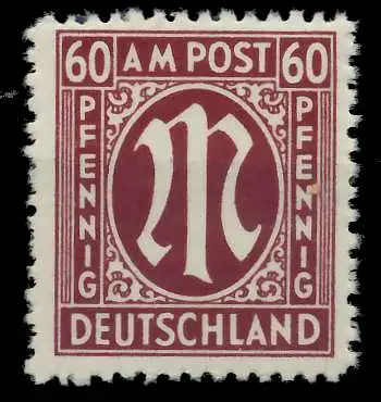 BIZONE AM-POST Nr 33bCz postfrisch 81E49A