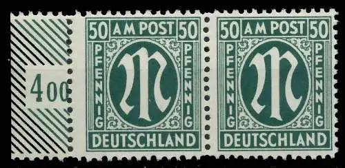 BIZONE AM-POST Nr 32bAz postfrisch WAAGR PAAR 81E4EA