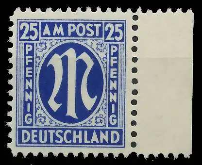 BIZONE AM-POST Nr 28Cz postfrisch 81E526