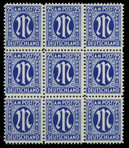 BIZONE AM-POST Nr 28Cz postfrisch SO 81E55A