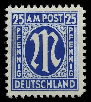 BIZONE AM-POST Nr 28Cz postfrisch 81E55E