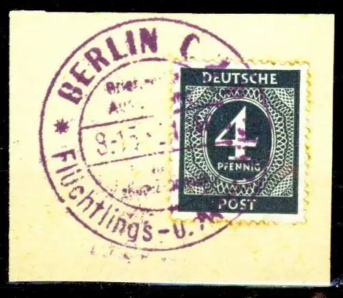 ALL. BES. GEM.-AUSG. Nr 914a zentrisch gestempelt Briefst³ck 2499FA