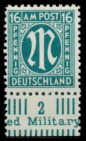 BIZONE AM-POST Nr 25Az postfrisch URA 81E64A