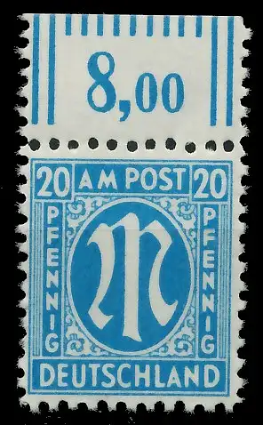 BIZONE AM-POST Nr 26bAz postfrisch ORA 81E666