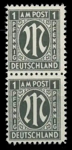 BIZONE AM-POST Nr 16Az postfrisch SENKR PAAR 81E6E6