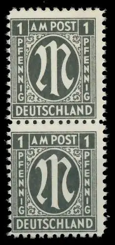 BIZONE AM-POST Nr 16Az postfrisch SENKR PAAR 81E6F6