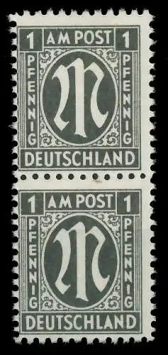 BIZONE AM-POST Nr 16Az postfrisch SENKR PAAR 81E6FE