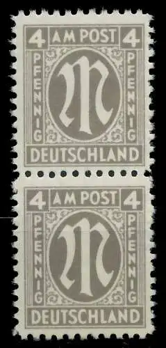BIZONE AM-POST Nr 18Az postfrisch SENKR PAAR SRA 81E8B6