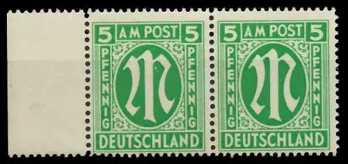 BIZONE AM-POST Nr 12-Fy postfrisch WAAGR PAAR 81E912