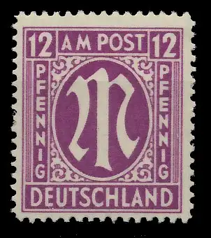 BIZONE AM-POST Nr 15bBy postfrisch 81E946