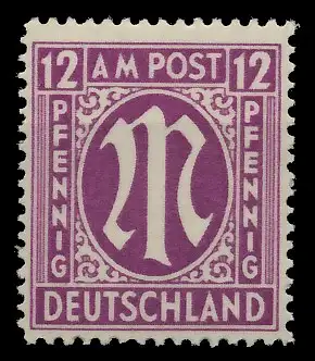 BIZONE AM-POST Nr 15bBy postfrisch 81E95E