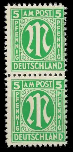 BIZONE AM-POST Nr 3z postfrisch SENKR PAAR 81EA8E