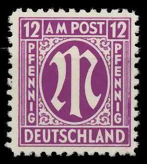 BIZONE AM-POST Nr 7x postfrisch 82237A