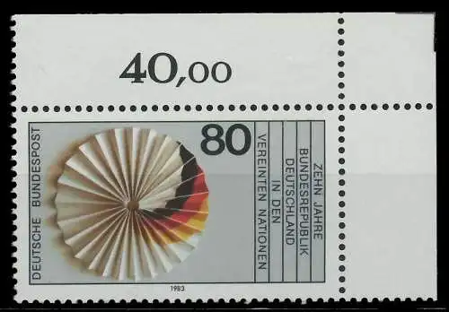 BRD 1983 Nr 1185 postfrisch ECKE-ORE 8226DE