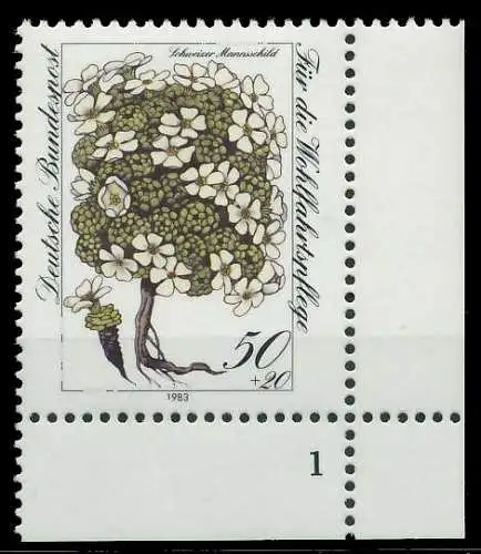 BRD BUND 1983 Nr 1188 postfrisch FORMNUMMER 1 S698FFE