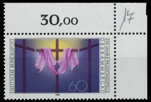 BRD 1984 Nr 1201 postfrisch ECKE-ORE 8228AE