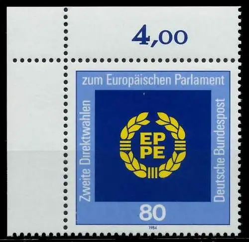 BRD BUND 1984 Nr 1209 postfrisch ECKE-OLI S69F992