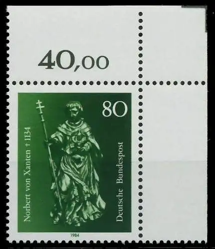 BRD 1984 Nr 1212 postfrisch ECKE-ORE 8229EE