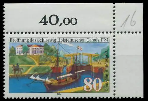 BRD 1984 Nr 1223 postfrisch ECKE-ORE 823AB6