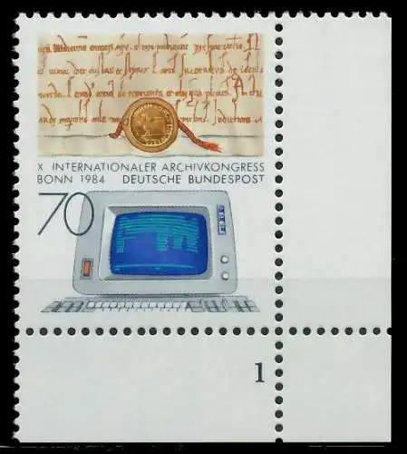 BRD 1984 Nr 1224 postfrisch FORMNUMMER 1 823ACE