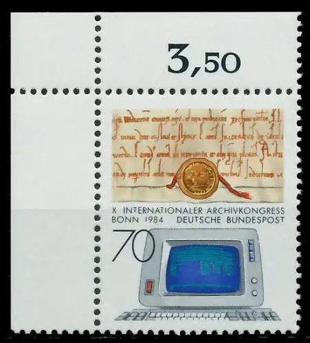 BRD 1984 Nr 1224 postfrisch ECKE-OLI 823AD2