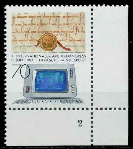 BRD 1984 Nr 1224 postfrisch FORMNUMMER 2 S69FAEE