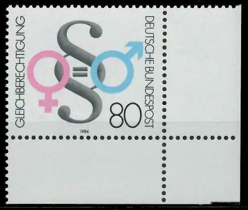 BRD 1984 Nr 1230 postfrisch ECKE-URE S69FB8A