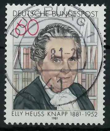 BRD 1981 Nr 1082 zentrisch gestempelt 823BE2