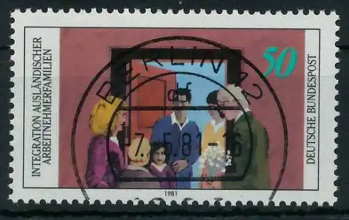 BRD 1981 Nr 1086 zentrisch gestempelt 823CAE